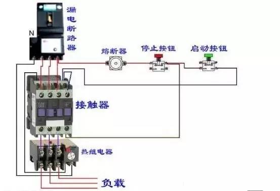 数字式热继电器的动作原理和电器图以及接线图介绍