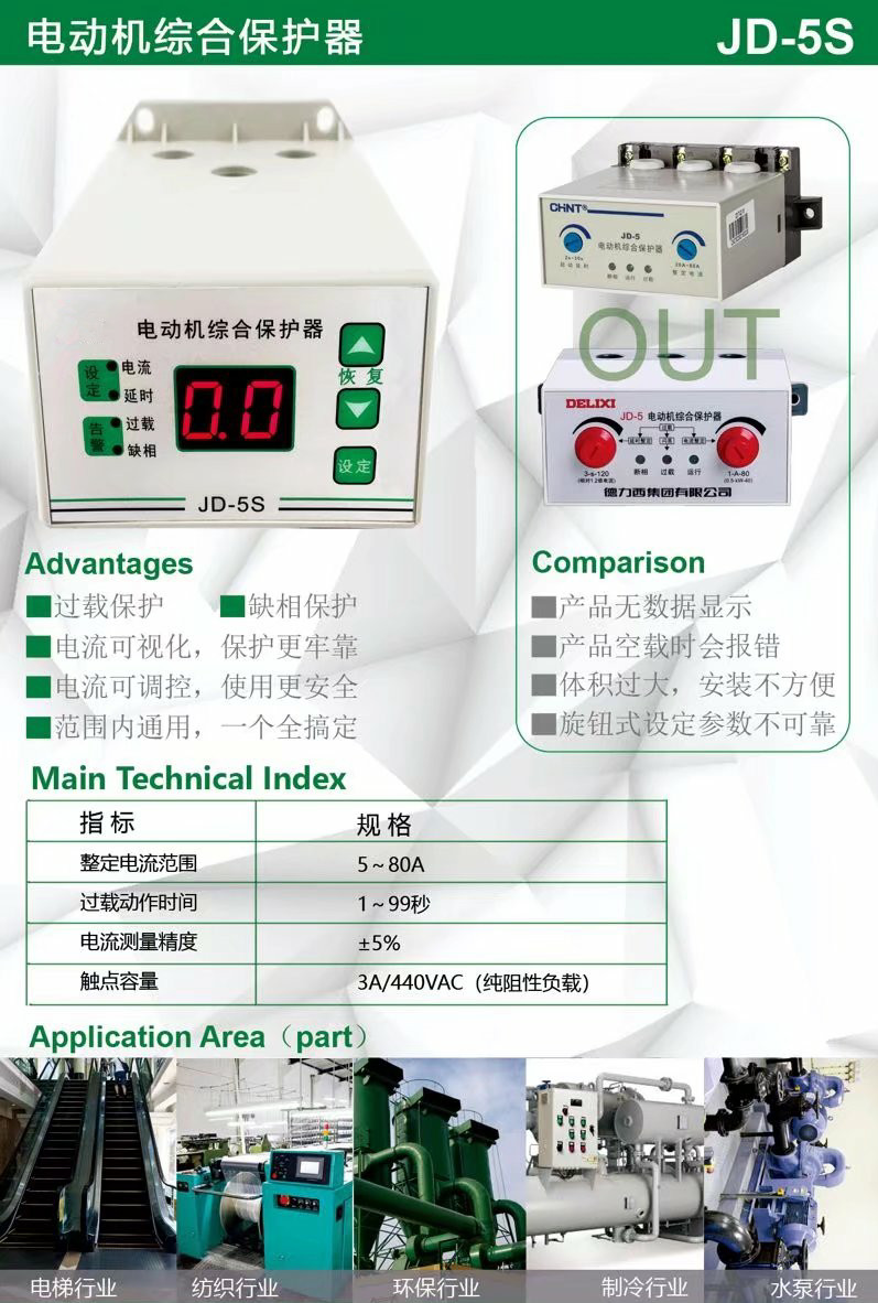 电动机综合保护器功能参数