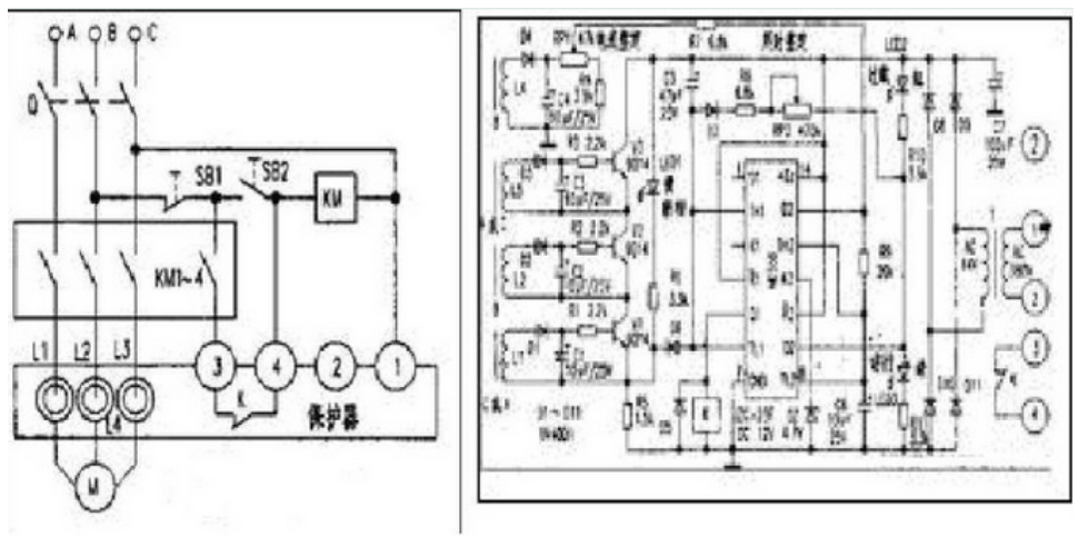 电动机保护器工作原理图分析